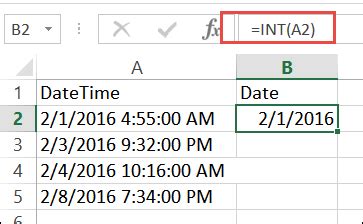 split time from date in excel