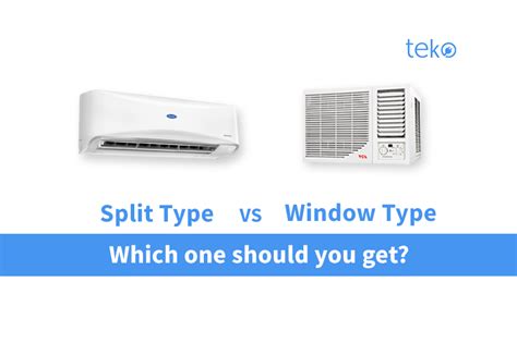 Split Type Air Conditioner Vs. Window Type