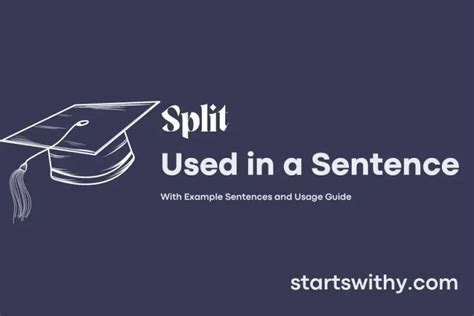 split up example sentence