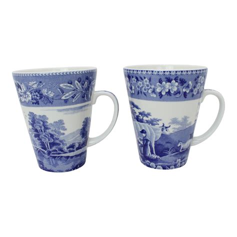 spode blue room collection mugs