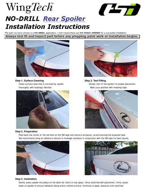 spoiler installation