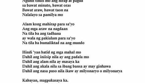gumawa ng isang spoken word poetry na may dalawang saknong na Ang paksa