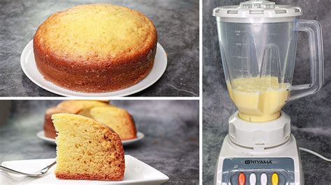 Sponge Cake In A Blender