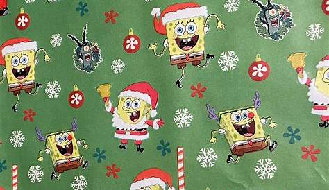 Spongebob Christmas Wrapping Paper ubicaciondepersonas.cdmx.gob.mx