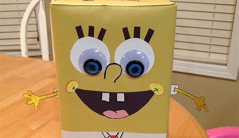 Spongebob valentines box | School projects | Pinterest | Valentine box