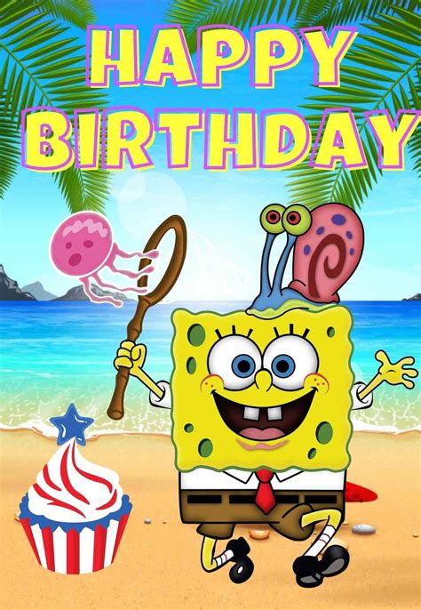 Spongebob Birthday Printables