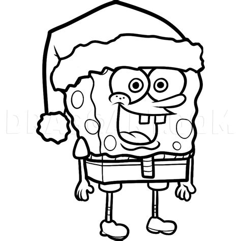 Spongebob Christmas Drawing