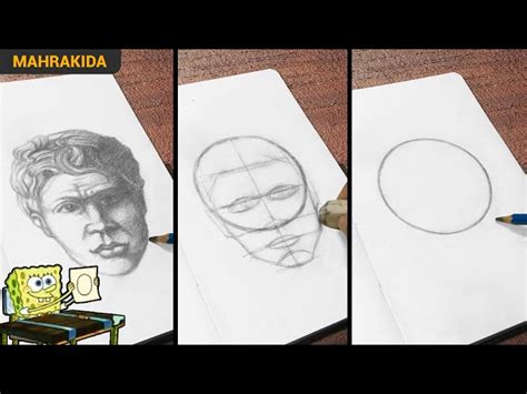 Spongebob drawing a circle ⭕️ YouTube