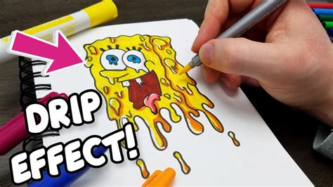 Spongebob Drip Drawing