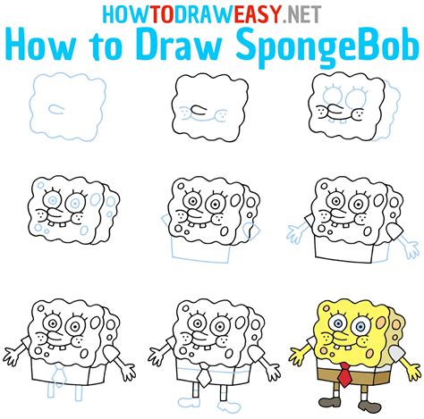 Spongebob Easy Drawings