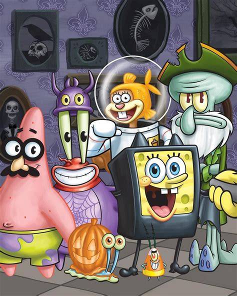 Spongebob Happy Halloween Wallpapers Wallpaper Cave