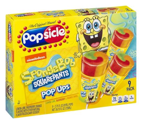 Spongebob Ice Cream Push Pop