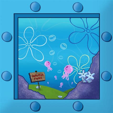 Spongebob In The Window