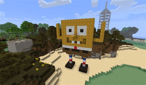 spongebob minecraft building tips