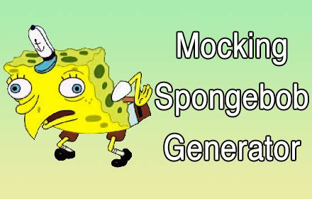 spongebob mock text generator