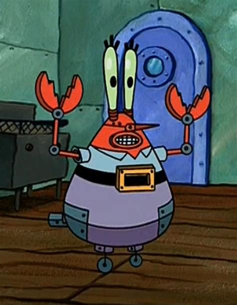 spongebob mr krabs robot