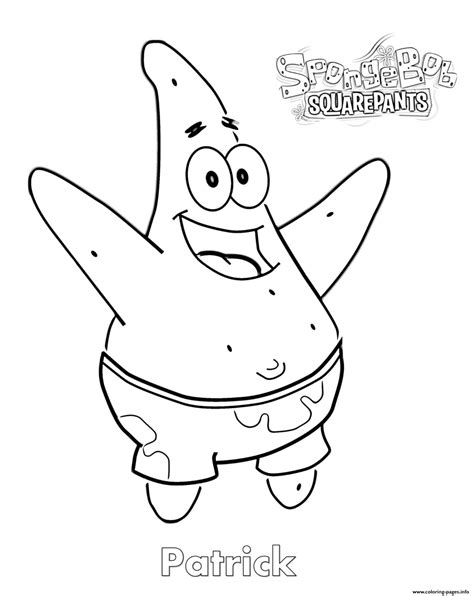 Spongebob Patrick Coloring Pages Print