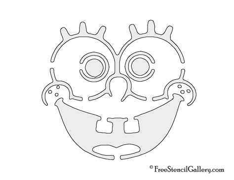 Spongebob Pumpkin Stencil Free Printable