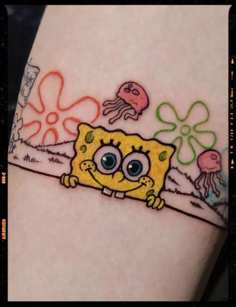 Spongebob Squarepants Tattoo Designs