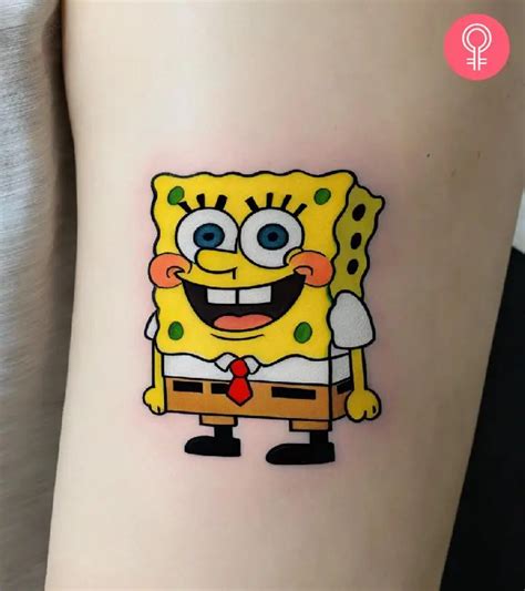 Spongebob Tattoo Ideas Simple