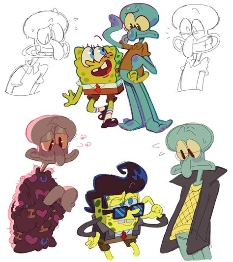 Spongebob X Squidward Cool