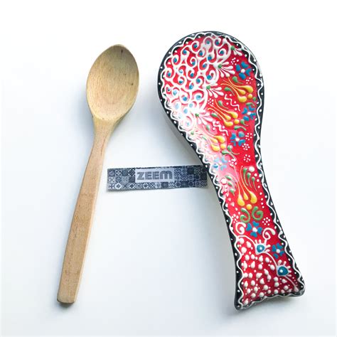 Spoon Rest Ceramic Hand Painted