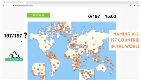 Sporcle Quiz Can You Name The Countries Of The World " "