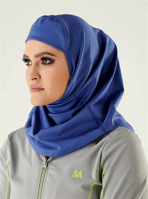 V2 MoreSlim II black sports hijab (2nd edition) Instant Hijabs UK