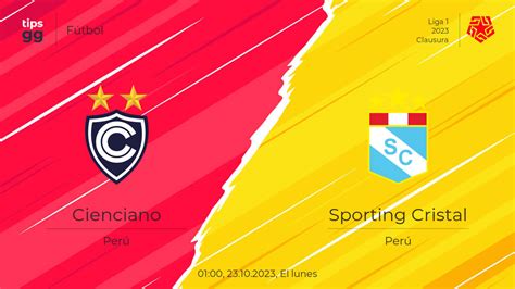 sporting cristal vs cienciano 2023