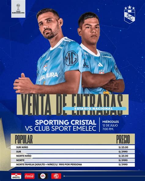 sporting cristal vs emelec entradas