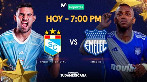 sporting cristal vs emelec vivo