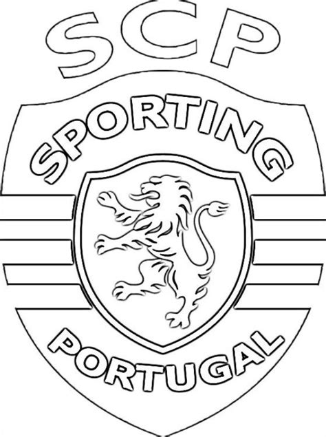 sporting desenho para colorir