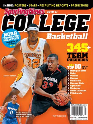 sporting news college basketball magazine