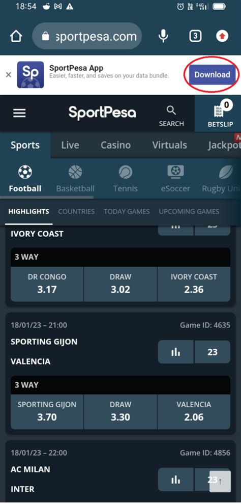 sportpesa app download for android phones