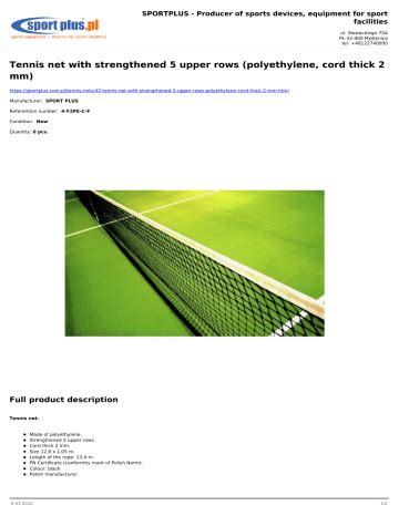 sportplus tennis