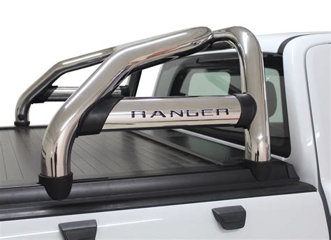 Ford Ranger T6 Facelift Sports Bar Black Artav Stainless Steel