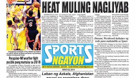Sports Feature Article Example Tagalog 517