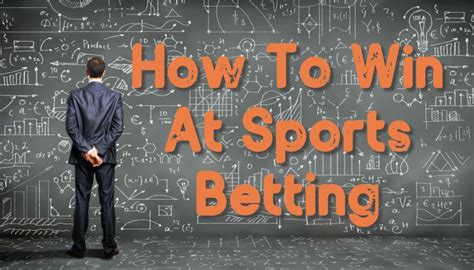 sports betting to win