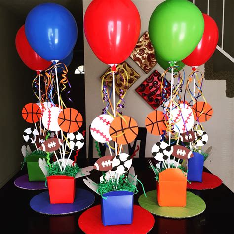 sports birthday party decorations