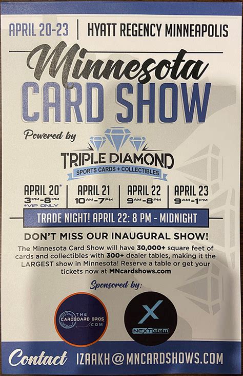 sports card shows in minnesota 2023