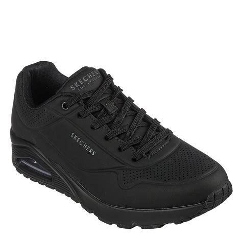 sports direct mens black trainers