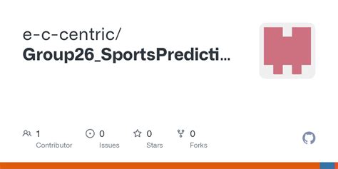 Sports Prediction Github