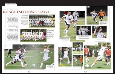 sports yearbook page ideas