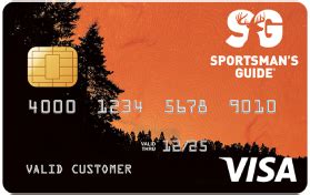 sportsman visa credit card login