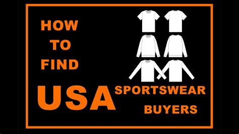 sportswear buyers in usa