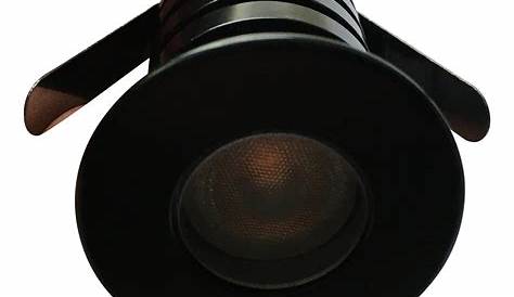 Spot encastrable 230V inclinable noir diamètre 110 mm