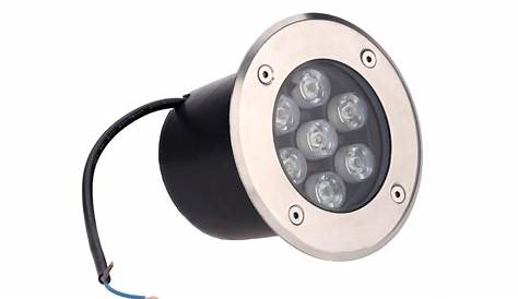 Spot Inox Encastrable LED , Inclinable, IP67 Luminaire.fr