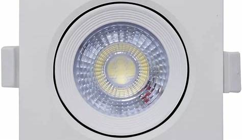 Spot Led 3w Quadrado LED COB Direcional Branco Frio