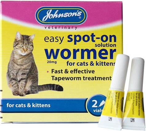spot on cat worming