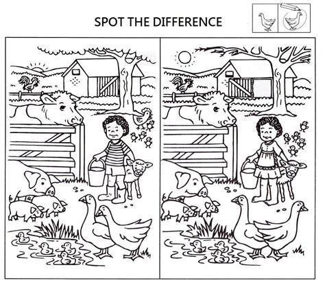 Spot The Difference Printable Adults